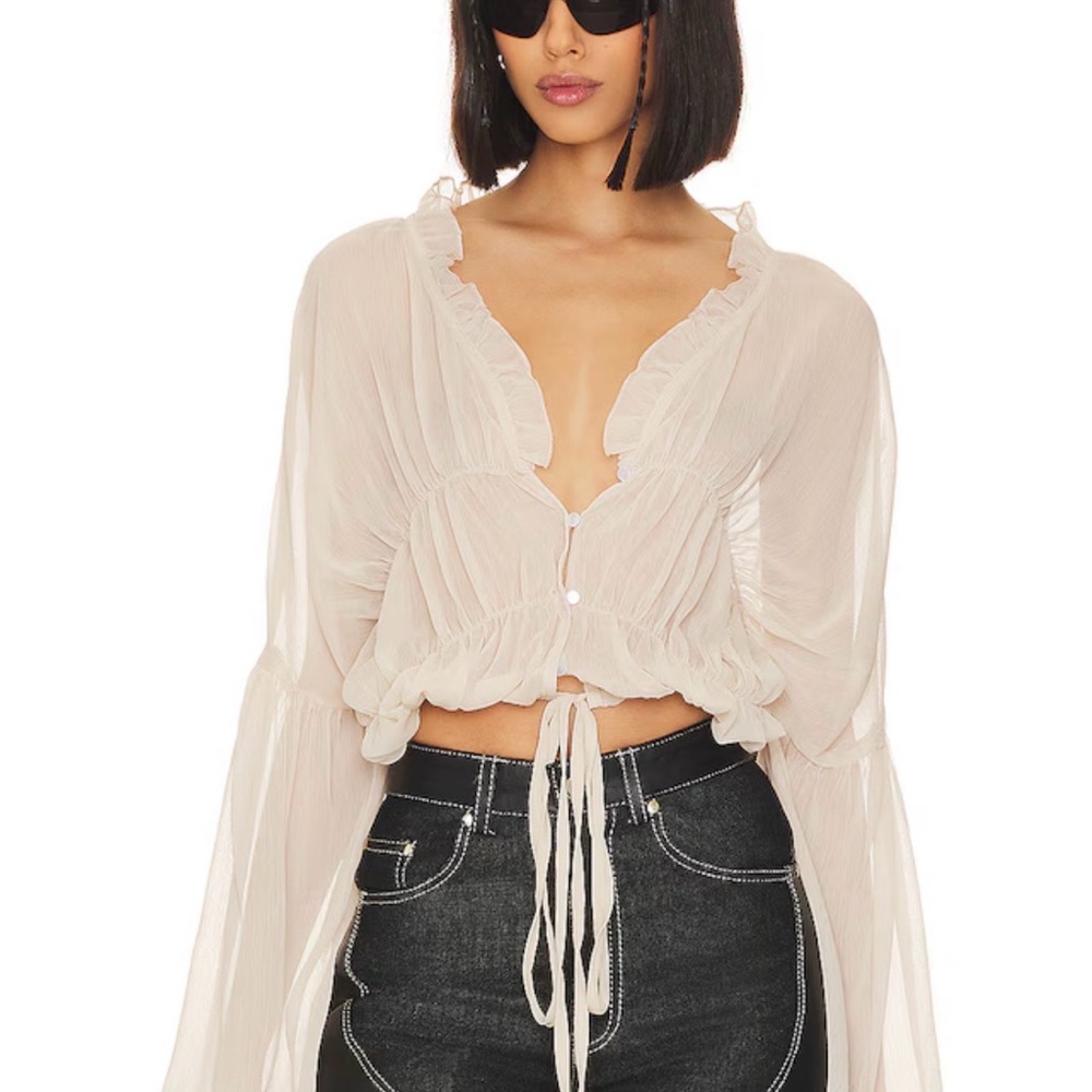 SNDYS Bali Top in Cream